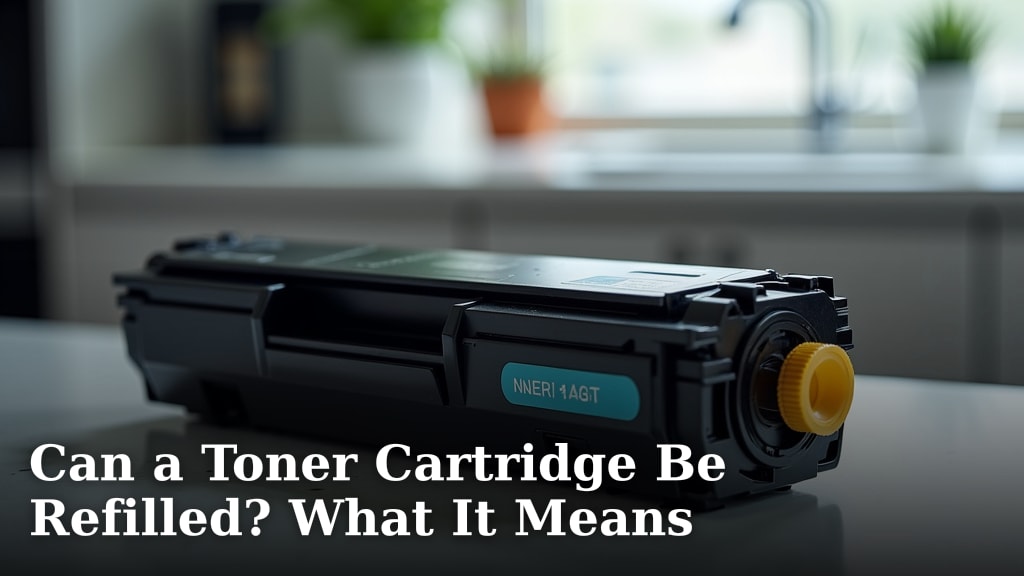 Can a Toner Cartridge Be Refilled? What It Means