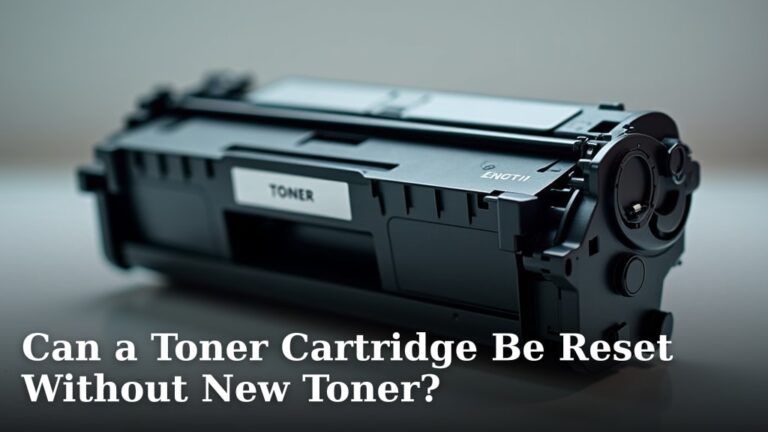 Can a Toner Cartridge Be Reset Without New Toner?