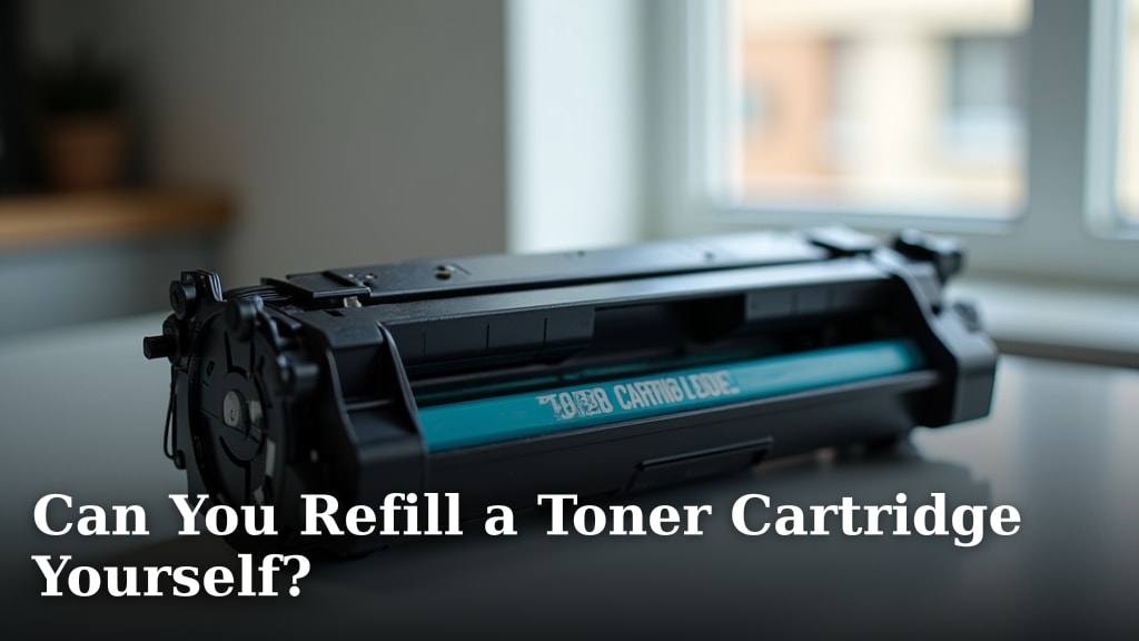 Can You Refill a Toner Cartridge Yourself?
