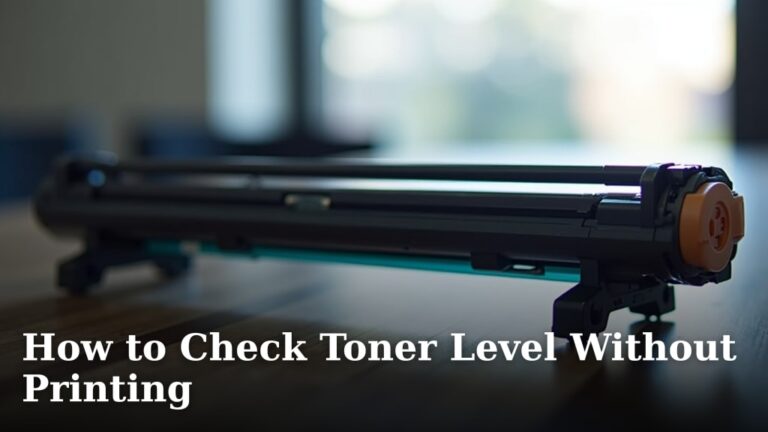 How to Check Toner Level Without Printing