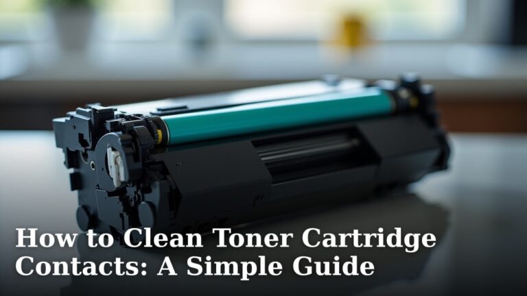 How to Clean Toner Cartridge Contacts: A Simple Guide