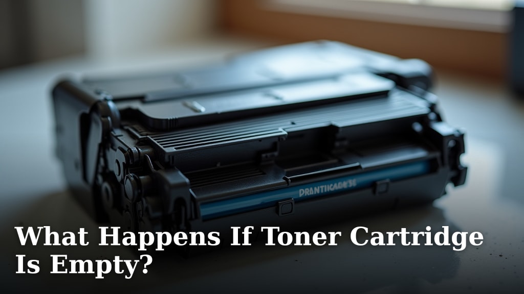 What Happens If Toner Cartridge Is Empty?