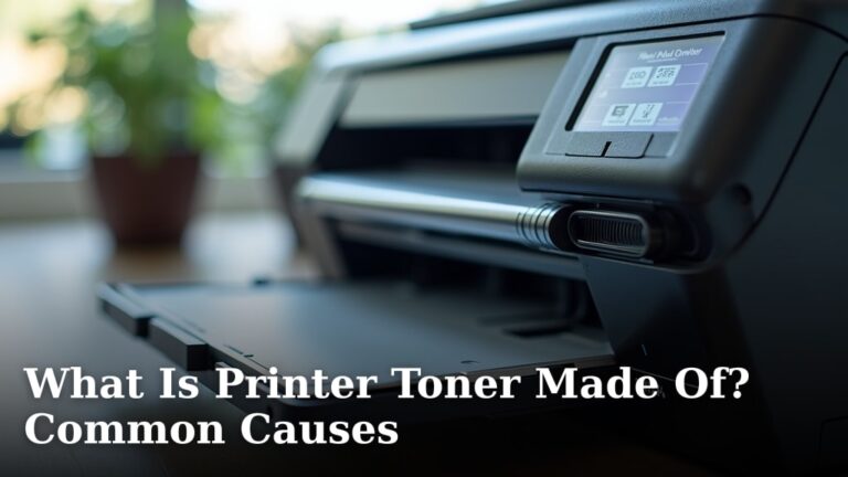 What Is Printer Toner Made Of? Common Causes