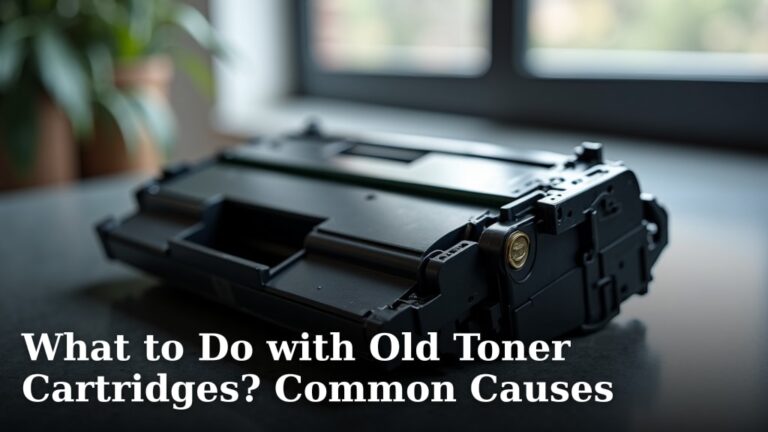 What to Do with Old Toner Cartridges? Common Causes