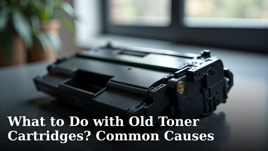 What to Do with Old Toner Cartridges? Common Causes