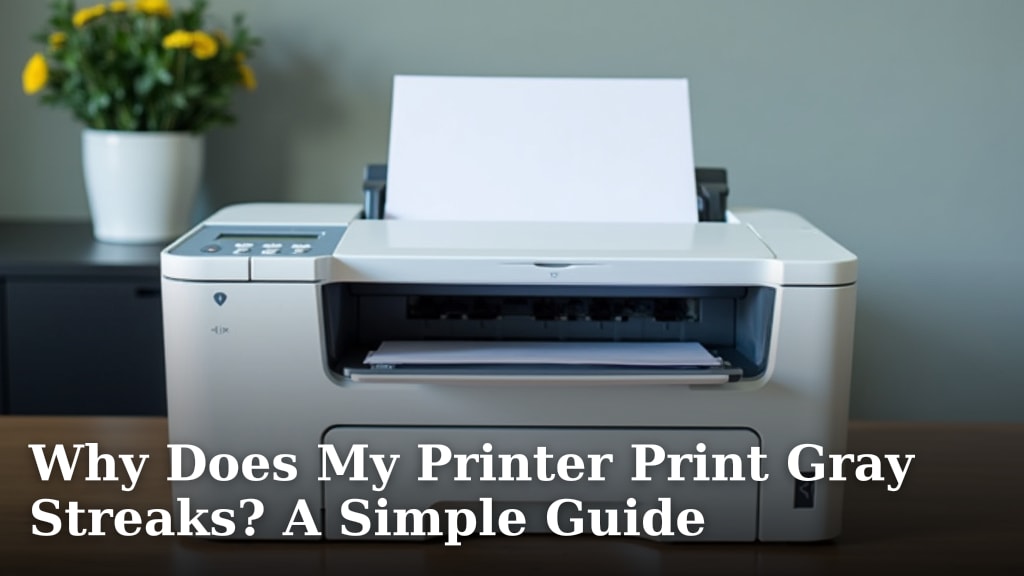 Why Does My Printer Print Gray Streaks? A Simple Guide