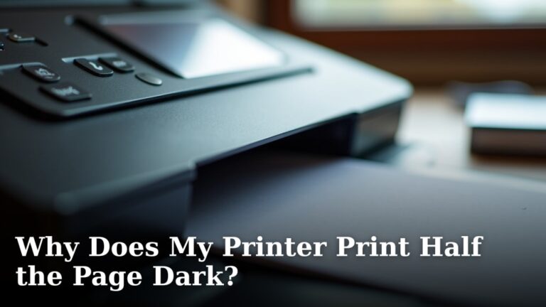 Why Does My Printer Print Half the Page Dark?