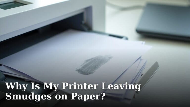 Why Is My Printer Leaving Smudges on Paper?