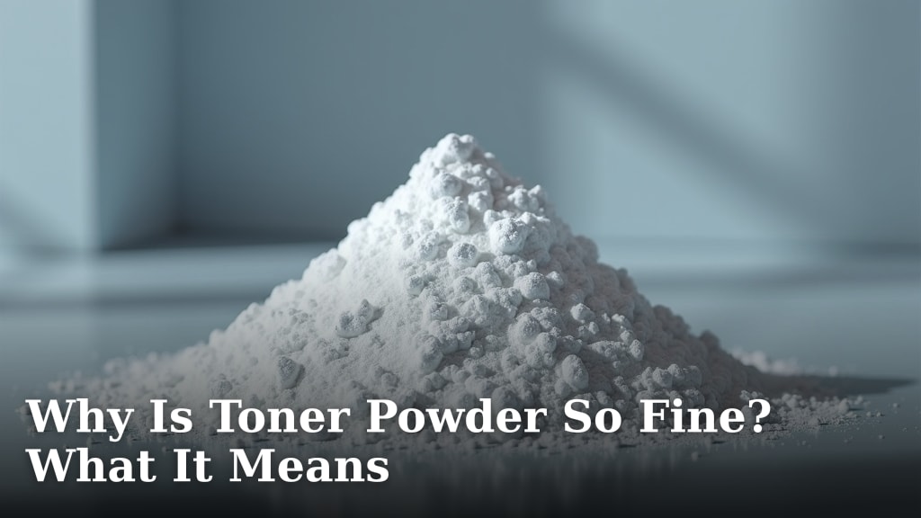 Why Is Toner Powder So Fine? What It Means