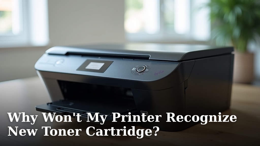 Why Won't My Printer Recognize New Toner Cartridge?